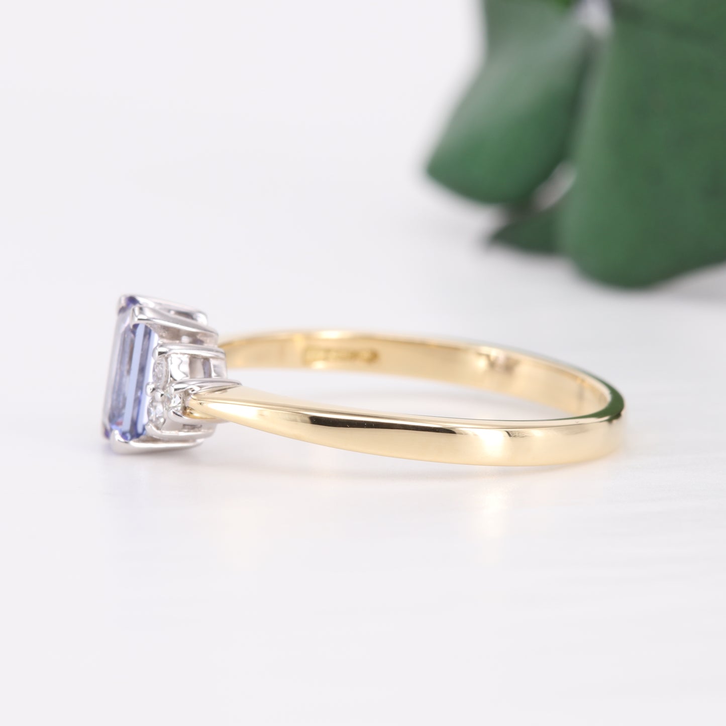 Tanzanite and Diamond 18ct Gold Ring