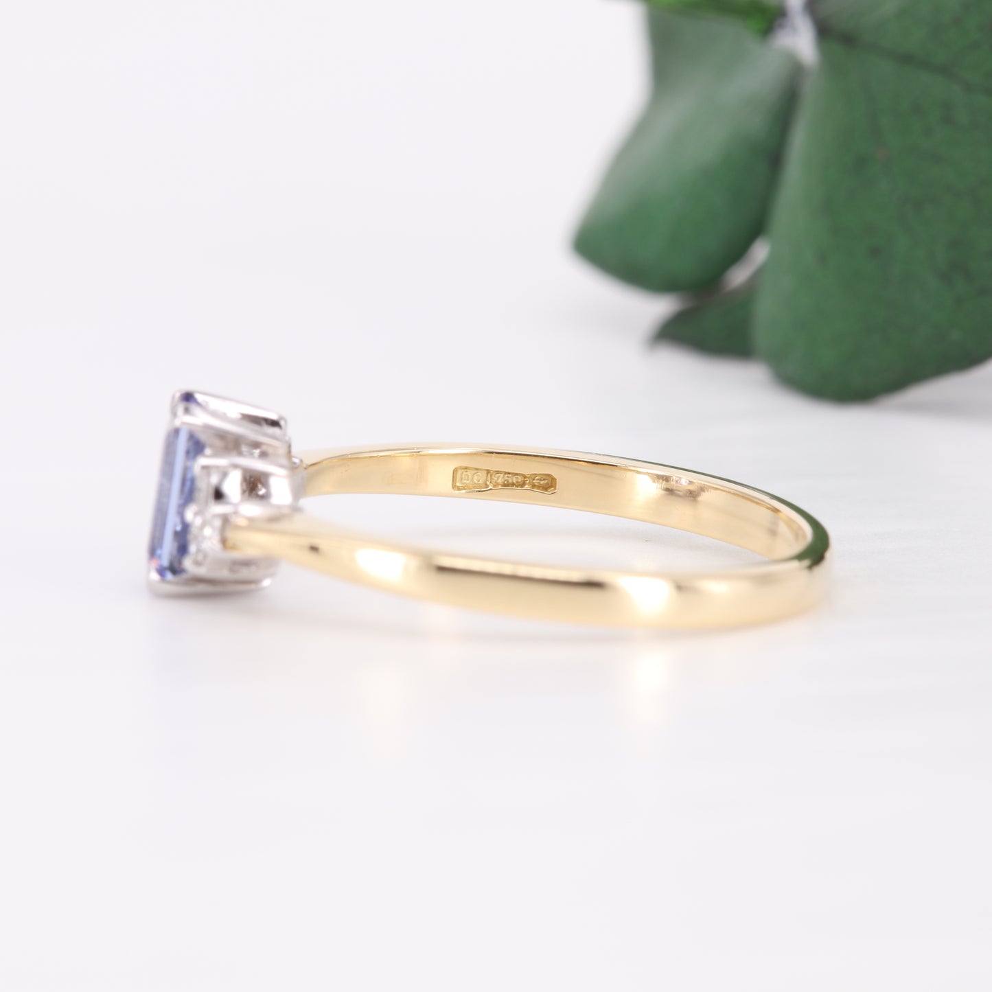 Tanzanite and Diamond 18ct Gold Ring