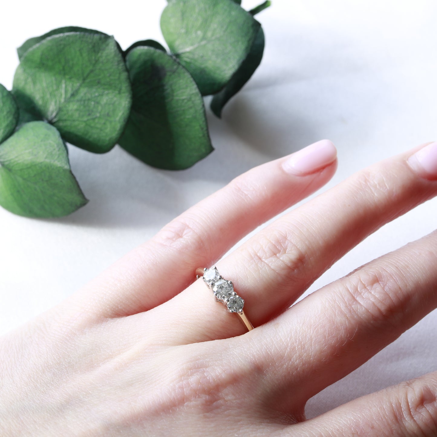 Diamond Trilogy Ring 18ct Gold 0.50ct