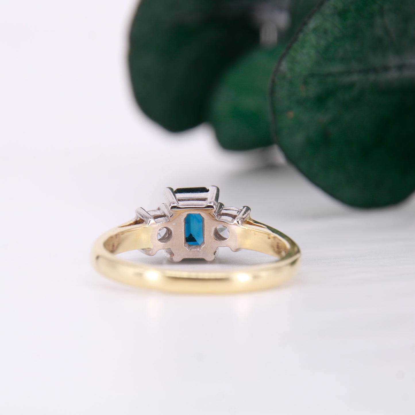18ct Sapphire and Diamond Trilogy Ring 1997