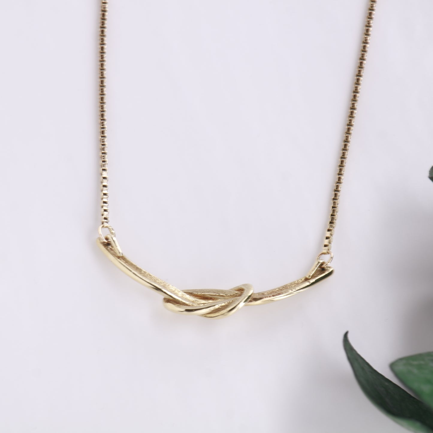 Gold Knot Necklace