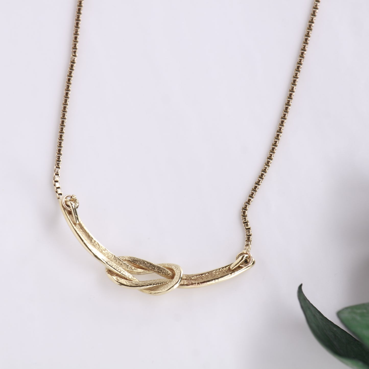 Gold Knot Necklace