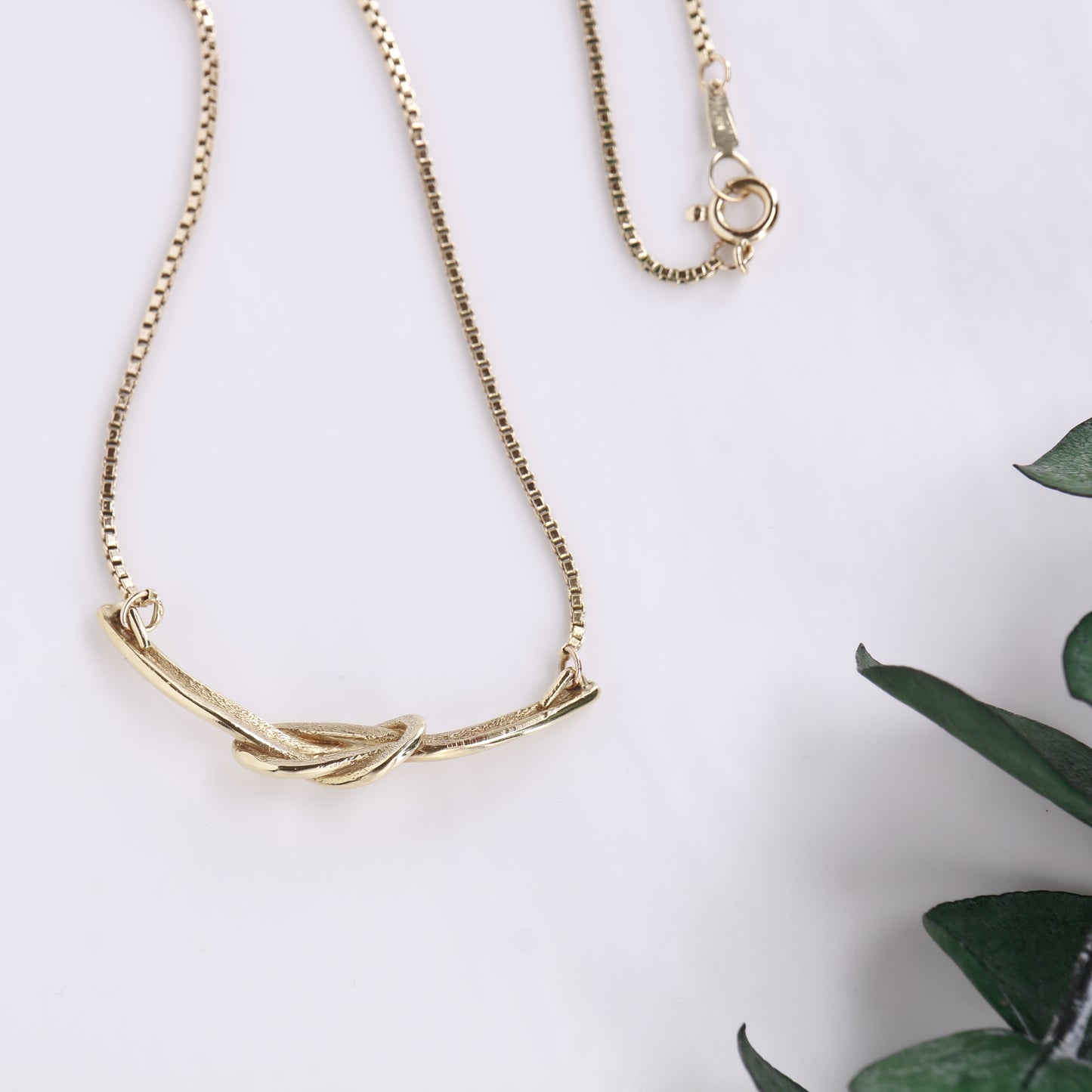Gold Knot Necklace