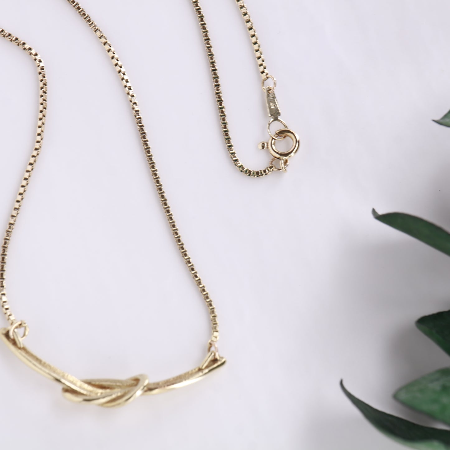 Gold Knot Necklace