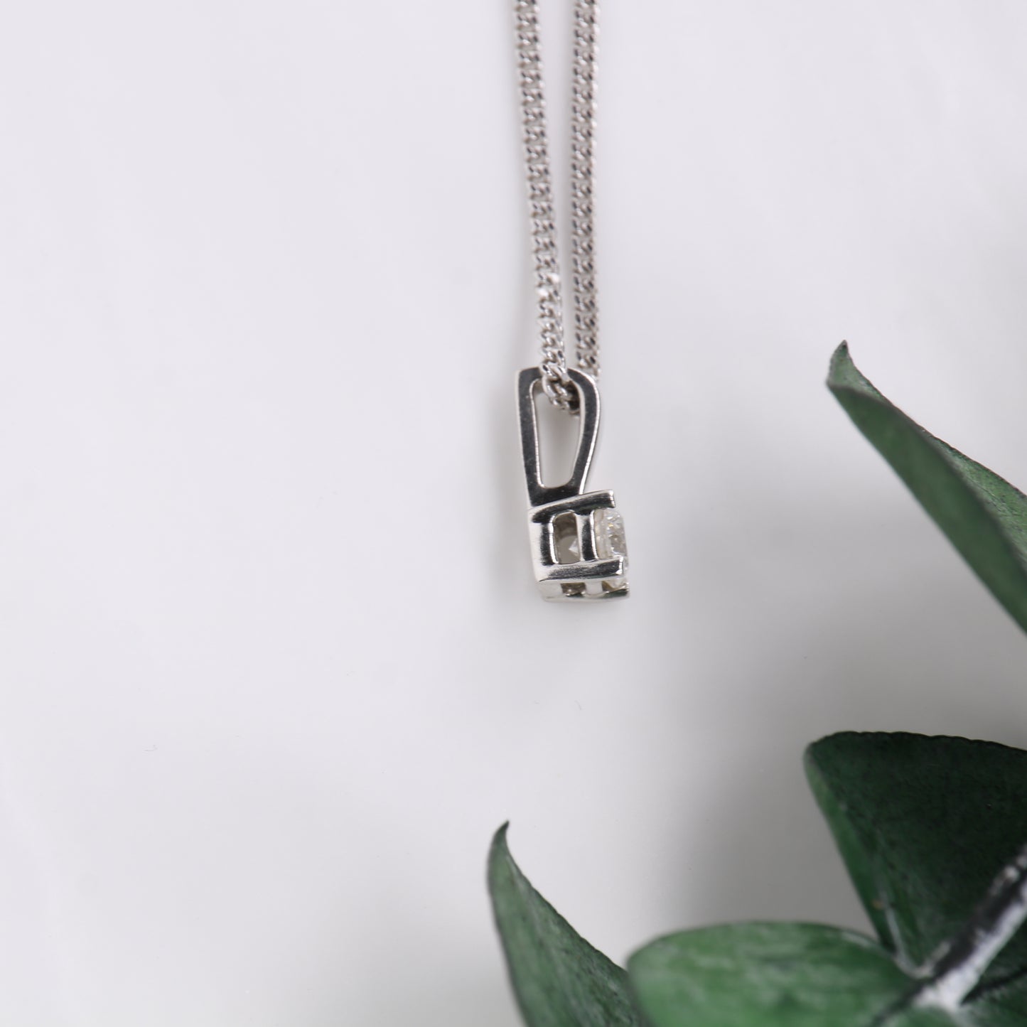 Solitaire Diamond Pendant