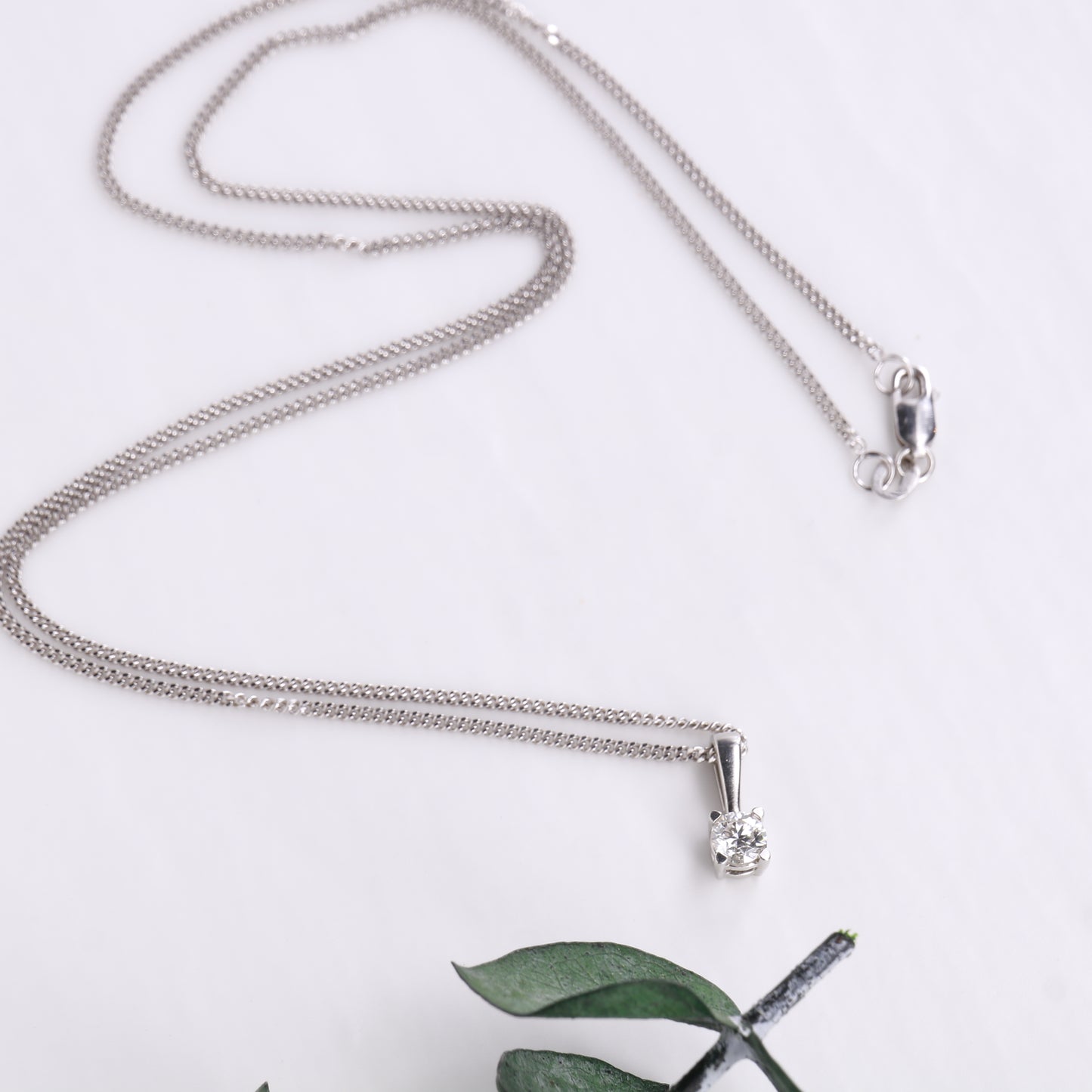 Solitaire Diamond Pendant