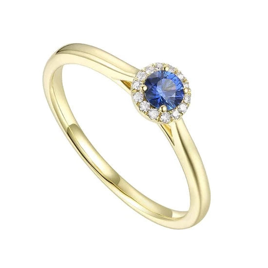 Sapphire and Diamond Ring