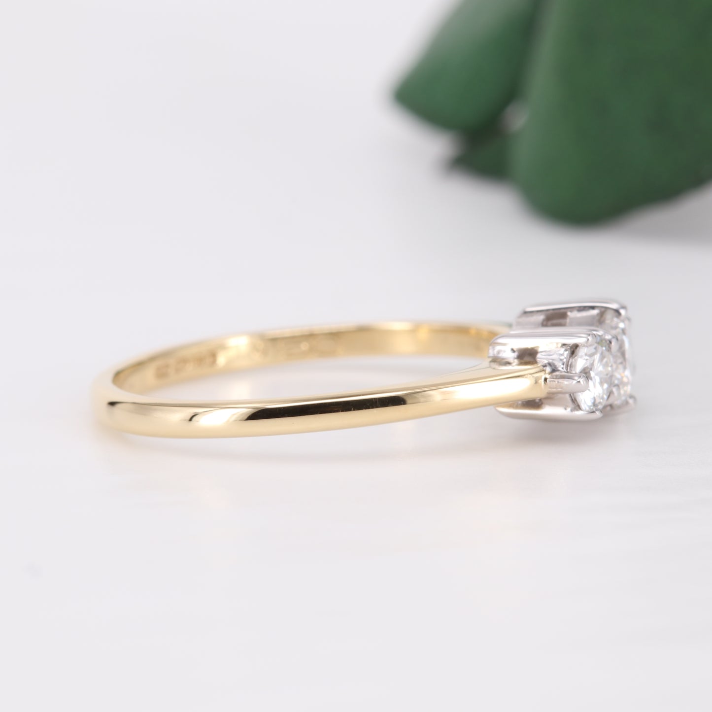 Diamond Trilogy Ring 18ct Gold 0.50ct