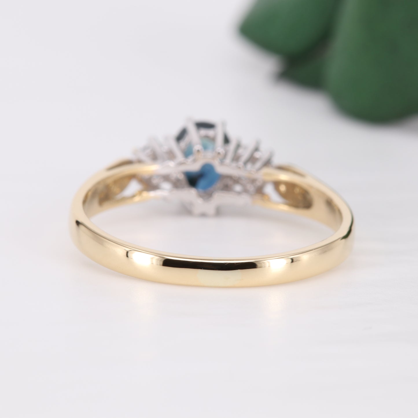 Sapphire and Diamond Trilogy 18ct Gold Ring 1986
