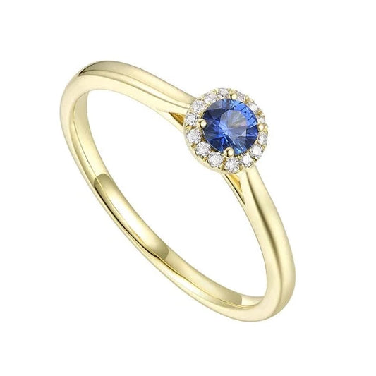 Sapphire and Diamond Ring