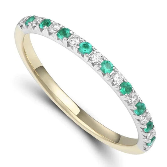 Emerald and Diamond Ring